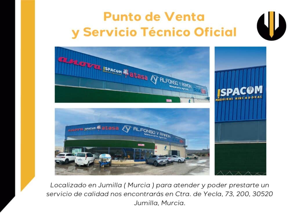 PUNTO DE VENTA Y SERVICIO TECNICO OFICIAL DE ISPACOM, MAQUINAS PERFORADORAS